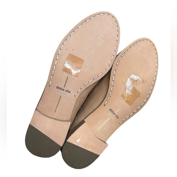 Dolce Vita Volterra Womens Leather Moc Toe Oxfords Tan Size 7.5 - Picture 8 of 10